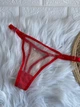 Трусики стрінги прозорі 42-44 червоні (89234) - зображення 5