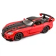 Автомодель "Dodge Viper Srt10 Acr", червоний Bburago Різнобарв'я Металл (18-22114) - изображение 1