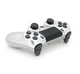 Геймпад джойстик DoubleShock Wireless PS4 Double Motor Vibration DUALSHOCK 4 Silver-White - зображення 1