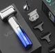 Аккумуляторная влагостойкая мужская электробритва сеточная V 36S для сухого и влажного бритья тела лица и бороды с насадками - изображение 4