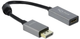 Адаптер Delock DisplayPort 1.4 - HDMI 4K 60Гц Grey/Black (4043619664368) - зображення 1