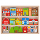 Ігровий набір Tooky Toy Town Play in Wooden 21 предмет (6972633374381) - зображення 3