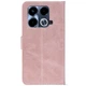 Чохол-книжка Crazy Horse Clasic для Infinix Note 40 4G Rose Gold (Front) (57869) - зображення 3