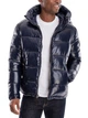 Куртка демисезонная с капюшоном мужская Michael Kors 899023 XXL Синяя (1159809202) - изображение 4