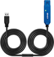 Kabel Lindy USB Type-A 3.2 Active Extension Pro 15 m Black (4002888432290) - obraz 3