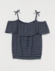 Футболка H&M ДД013169 (09387463) колір синій 158/164 - зображення 1