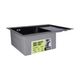 Мийка для кухні інтегрована Lidz Handmade H6350BR крило праворуч (LDH6350BRPVD45590) Brushed Black PVD 3,0/1,0 мм - зображення 5