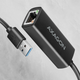 Адаптер Axagon ADE-AR RJ-45 - USB-A 3.2 Gen 1 Black (8595247907929) - зображення 3