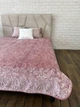 Покрывало плюш 210х230 см на кровать евро Розовый (П4К-plush-pled-005) - изображение 1