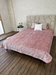 Покрывало плюш 210х230 см на кровать евро Розовый (П4К-plush-pled-005) - изображение 2