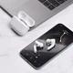 Наушники Bluetooth беспроводные Hoco EW04 Plus вакуумные с микрофоном White - изображение 4