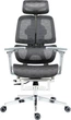 Офісне ергономічне крісло GT Racer B-2450 White/Gray - зображення 5