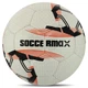 Мяч футбольный Soccermax Fifa 7996 размер №5 White-Red-Black - изображение 1