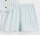 Шорты хлопковые для девочки H&M 1071058-001 134 см (8-9 years) Голубой - изображение 2