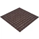 Мозаика АкваМо MK25107 Dark Brown 31.7х31.7 - изображение 2