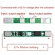 Контроллер заряда/разряда батареи BMS 1S 3.7V 3A для Li-ion 18650 21700 - изображение 4