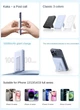 Магнитный беспроводной павербанк Anker Magsafe A1652 10000 mAh с подставкой Purple - изображение 4