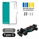Арт Держатель Рамка на Стену 50x30 см. для Вашего Конструктора Technic (42165) Mercedes-AMG F1 W14 E Performance - Type-C - изображение 2