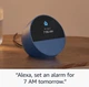 Умная колонка Amazon Echo Spot Smart alarm clock with Alexa - Glacier White (Английский/Испанский/Французский) - изображение 4