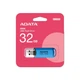 USB флеш-накопитель, флешка A-DATA C906 USB2.0 32GB Water Blue (AC906-32G-RWB) - изображение 3