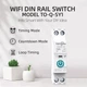 WI FI реле, автоматический выключатель, однофазный на дин рейку 16 А - изображение 6