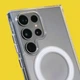 Прозорий ударостійкий чохол WAVE Clear Case (PC+TPU) with Magnetic Ring Samsung Galaxy S25 Ultra - зображення 4