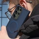 Чехол матовый MagSafe WAVE Matte Insane Case with Magnetic Ring для Samsung Galaxy S23 Ultra Black - изображение 4