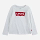 Детская футболка с длинными рукавами для девочки Levi's 3EA643-001-LW 110 см (5A) Белая (3665115021400) - изображение 5