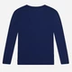 Подростковая футболка с длинным рукавом для девочки Levi's LVG L/S Batwing Tee 4EA643-B9G 134-140 см Синяя (3666643037550) - изображение 6