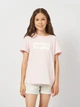 Детская футболка для девочки Levi's Lvg Batwing Tee 3EK825-AGX-LZ 92-98 см Розовая (3666643068134) - изображение 1