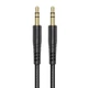 Аудио-кабель HOCO UPA24 Smooth AUX 3.5мм audio cable 1м Black (6931474789136) - изображение 1