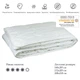 Одеяло Руно - Silicone микрофибра всесезонное белое полуторное 140x205 см 300 гр/м2 (100001512) - изображение 2