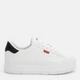 Подростковые кеды для девочек Levi's Tampa VTAM0021SWHITE BLACK 0062 38 Белые (4894873348699) - изображение 1
