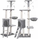 Игровой комплекс-когтеточка Bonro B-40 для кошек 49 х 35 х 138 см серый (21-76-42400589) - изображение 3