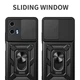 Чехол Hide Shield для Motorola Moto G24 / G24 Power бампер противоударный с подставкой кольцом Black - изображение 5