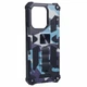 Чехол Military Shield для Xiaomi Redmi Note 13 Pro 5G бампер противоударный с подставкой Navy-Blue - изображение 7