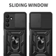 Чохол Hide Shield для Samsung Galaxy A15/A155 протиударний бампер з підставкою Black - зображення 4
