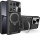Чохол Magnetic Shield для Xiaomi Redmi Note 13 протиударний бампер з підставкою кільцем Black - зображення 1