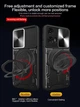 Чехол Magnetic Shield для Motorola Moto G24 / G24 Power бампер противоударный с подставкой кольцом Black - изображение 3