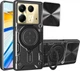 Чехол Magnetic Shield для Infinix Note 40 / X6853 бампер противоударный с подставкой кольцом Black - изображение 1