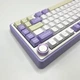 Безпровідна механічна клавіатура з Hot-Swap AULA F75 White-Purple - изображение 5