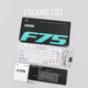 Безпровідна механічна клавіатура з Hot-Swap AULA F75 White-Purple - изображение 12