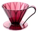 Пуровер Cafec Flower Dripper Tritan Wine Red - изображение 1