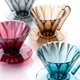 Пуровер Cafec Flower Dripper Tritan Wine Red - изображение 3
