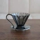 Пуровер Cafec Flower Dripper Tritan Black - изображение 4