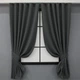 Комплект штор коротких VR-Textil Блэкаут Midnight № 1399ш 130х170 см 2 шт Графитовый (35-0159) - изображение 1