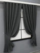 Комплект штор коротких VR-Textil Блэкаут Midnight № 1399ш 130х170 см 2 шт Графитовый (35-0159) - изображение 2