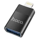Адаптер Переходник для телефона планшета HOCO Lightning to USB female adapter UA17 |2A, USB2.0 OTG| Black - изображение 1