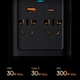Автомобільний інвертор Baseus IGBT Power Inverter 300W (110V US/JP ) Black (CGNB010001) - изображение 12