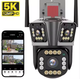 Уличная WiFi камера LS VISION PW12-5K 12Мп 3 независимых объектива - изображение 1